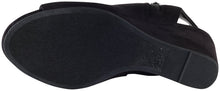 Delicious by Soda Women's Hyatte Peep Toe Open Back Zip Wedge Bootie