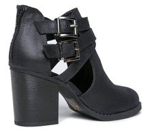 Soda Women's Scribe Buckle Ankle Zip Back Bootie