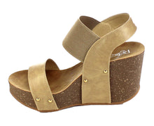 Refresh Women's Mara-10 Platform Cork Wedge High Heel Leather Sandal...