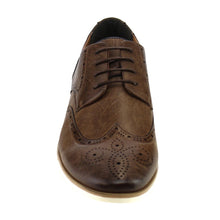 Arider AD02 Men's Brogued Wingtip Four Eyes Lace Up Flat Heel Oxfords