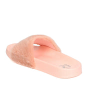 Betani Womens Farah-1 Furry Slide Sandals