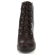 Breckelle's RANGER-21 Women's Basic Block Heel Lace Up Military Ankle Booties