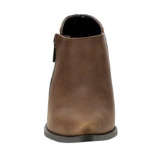 Soda FF33 Women's Classic Side Zipper Stacked Block Heel Ankle Booties