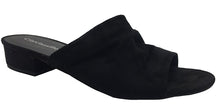 City Classified Womens Stylish Open Toe Chunky Low Heel Faux Suede Leather Slips On Slide Sandals Shoes Mules