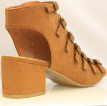 CITY CLASSIFIED Strappy Buckled Women Chunky Heels MVE Shoes