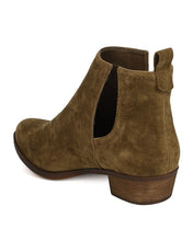 Breckelles GK79 Women Faux Suede Cut Out Riding Bootie