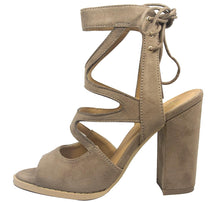 BF Betani Women's Cutout Gladiator Stacked Chunky Heel Platform Sandal