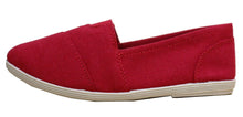 Cambridge Select Women's Memory Foam Comfort Canvas Slip On Flats