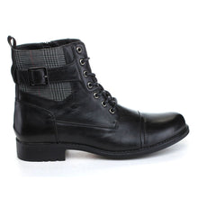 Arider Bull-3 Mens High-Top Lace Up Side Zipper Ankle Booties Casual Shoes