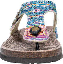 Muk Luks Women's Tina Sandlas Flat Sandal