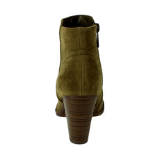 Breckelle's Womens Almond Toe Faux Suede Think Chunky Heel Cowboy Ankle Bootie