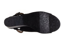 Esprit Women's Angie Open Back Heel Buckle Closure Wedge Heel Sandal Bootie