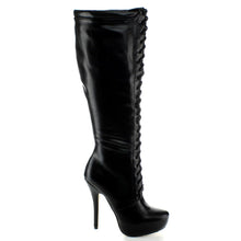 Nature Breeze Amber-04 Women's High Platform Stiletto Heel Lace Up Boot