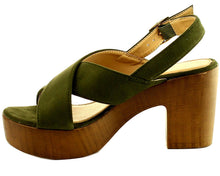 Refresh Footwear Women's Crisscross Slingback Platform Heeled Sandal