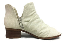Soda Women's Scrunch Open Side Ankle Bootie