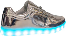 Forever Link Women's Signal-60 Lace Up LED Fashion Sneakers with Light Show/Chargeable