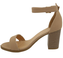 Top Moda Women's Mary Jane Strappy Stacked Chunky Heel Platform Sandal