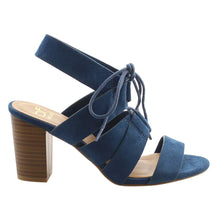 BF Betani Women's Lace Up Chunky Heel Sandal