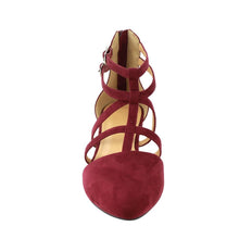 Betani FC42 Women's Double Ankle Strap T-strap Ballerina Flats Half Size Big