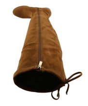 Top Moda Women's Over the Knee Drawstring Stretch Flat Block Heel Boot