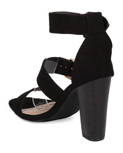 Breckelle's Morgan-21 Elegant Sexy Buckle Stiletto Heel Sandals