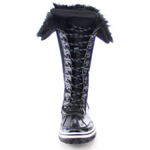 NATURE BREEZE FROST-02 Women's Lace Up Collar Decor Tongue Winter Boots