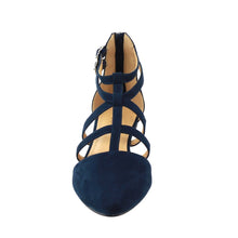 Betani FC42 Women's Double Ankle Strap T-strap Ballerina Flats Half Size Big
