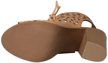 Soda Women's Zuba Cutout Lace Up Bootie