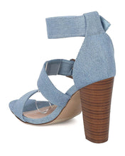 Breckelle's Morgan-21 Elegant Sexy Buckle Stiletto Heel Sandals