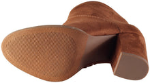 City Classified Women's Sursky Classic Stacked Heel Zip Bootie