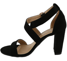 Top Moda Women's Crisscross Strappy Platform Heel Open Toe Sandal