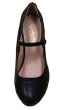 Cambridge Select Women's Round Toe Mid Heel Mary Jane Dress Pump