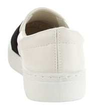 Qupid Women's Fashion Metallic Shiny Slip On Flatform Platform Low Top Sneaker