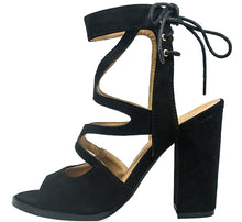 BF Betani Women's Cutout Gladiator Stacked Chunky Heel Platform Sandal