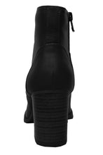 Cambridge Select Women's Zipper Lace Up Chunky Heel Ankle Bootie