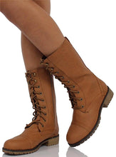 Lug 11 Womens Military Lace up Combat Boot
