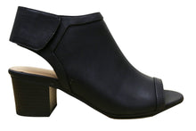 City Classified Women's Rolla Cutout Back Stacked Heel Peep Toe Bootie