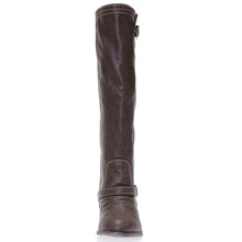 Breckelles Outlaw-11 Women's Ankle Strap Tall Riding Boots