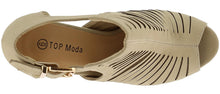 Top Moda Women's Table-6 Gladiator Bootie Sandals