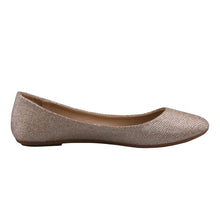 REFRESH DEMI-07 Women's Glitter Shinny Ballerina Ballet Slip On Flats