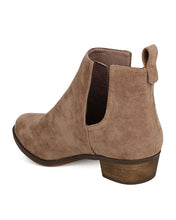 Breckelles GK79 Women Faux Suede Cut Out Riding Bootie