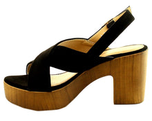 Refresh Footwear Women's Crisscross Slingback Platform Heeled Sandal