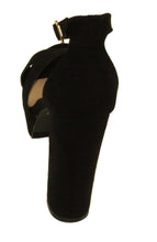 Breckelle's Women's Bella-43 Faux Suede Adjustable Ankle Strap Platform Block High Heels