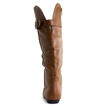 Kali Women's Knee High Buckle Faux Leather Boots (Adults)