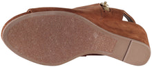 Delicious by Soda Women's Hyatte Peep Toe Open Back Zip Wedge Bootie