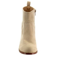 Chase & Chloe Emery-2 Women's Classic Side Zipper Mid Stacked Chunky Ankle Booties