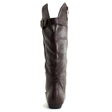 Kali Women's Knee High Buckle Faux Leather Boots (Adults)