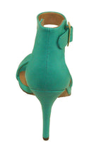 Breckelle's Women's Sydney-41 Adjustable Ankle cuff High Heel Dress Sandals