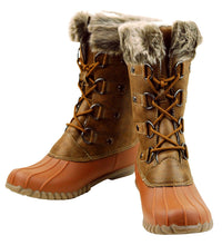 Snow-ll Mid Calf Lace Up Fur Shearling Boots