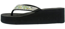 BF Betani Women's Rhinestone EVA Platform Flip Flop Sandal
